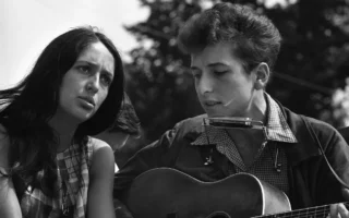 Bob Dylan and Joan Baez