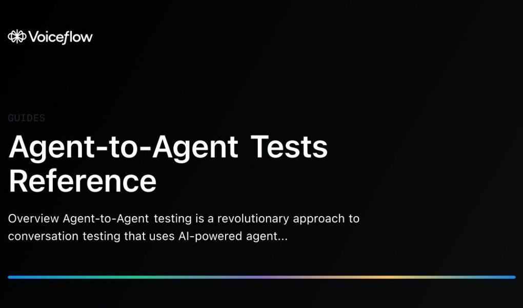Agent-to-Agent Testing