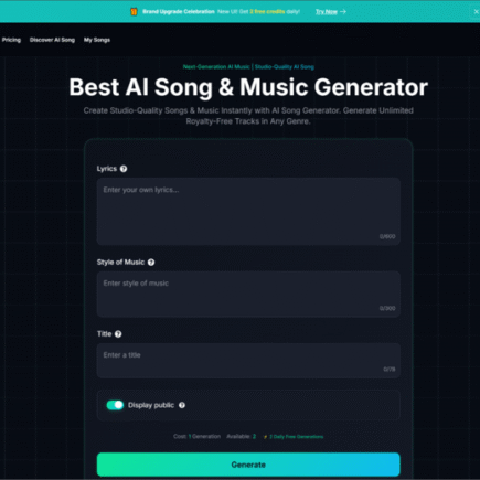 AI Song Generator