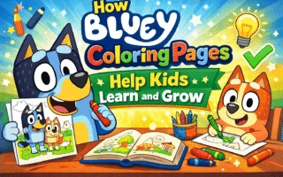 Bluey Coloring Pages