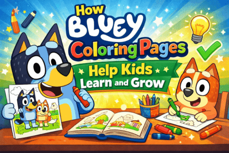 Bluey Coloring Pages